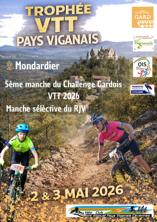 Trophée VTT du Pays Viganais 2026 - 2 et 3 Mai 2026