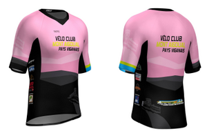 MAILLOT MANCHE COURTE FREE RIDE ROSE