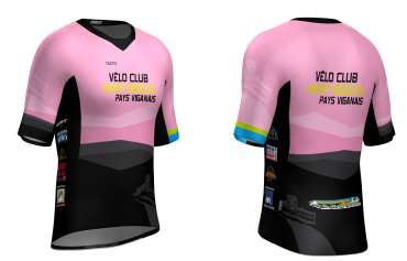 MAILLOT MANCHE COURTE FREE RIDE ROSE