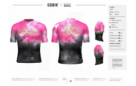 MAILLOT MANCHE COURTE ROCKET ENFANTS ROSE